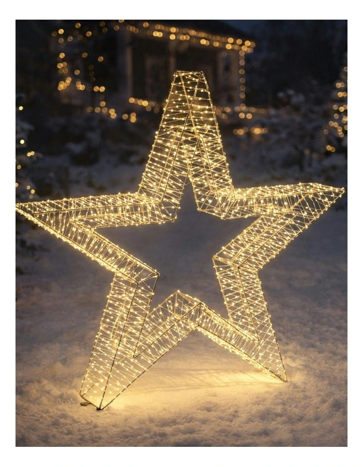 Led Pre-Lit Star Small in Multi image 1