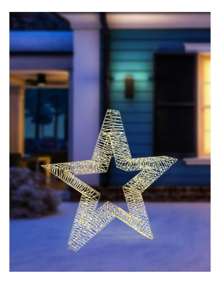 Led Pre-Lit Star Small in Multi image 3