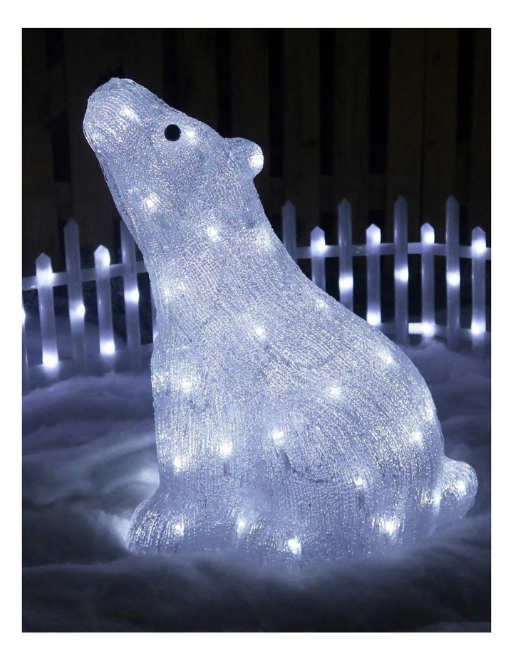 Acrylic Polar Bear in Multi image 2