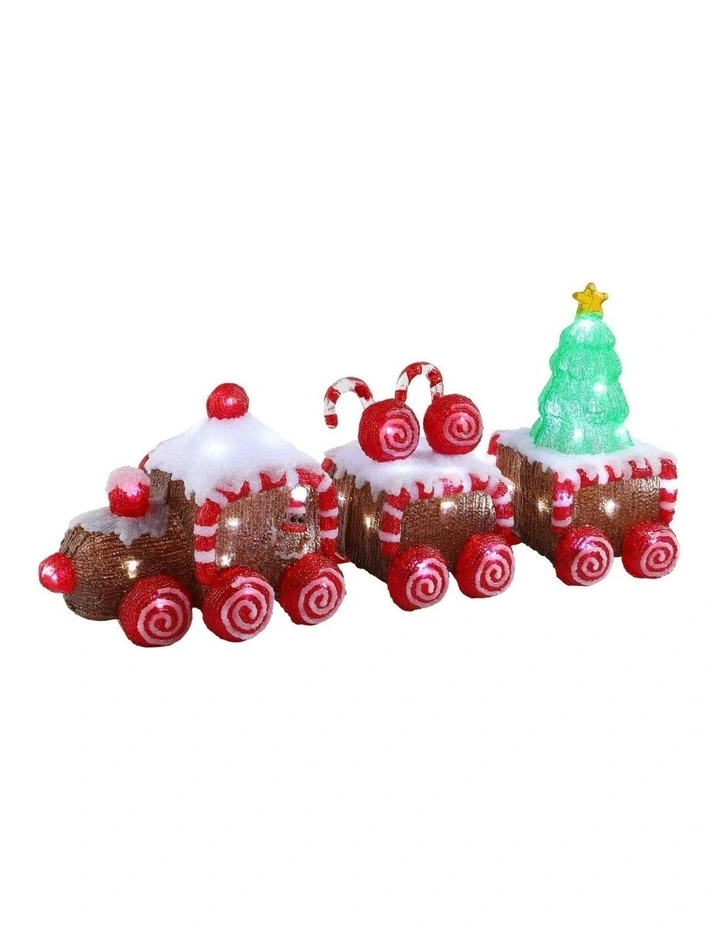 Acrylic Christmas Train in Multi image 1