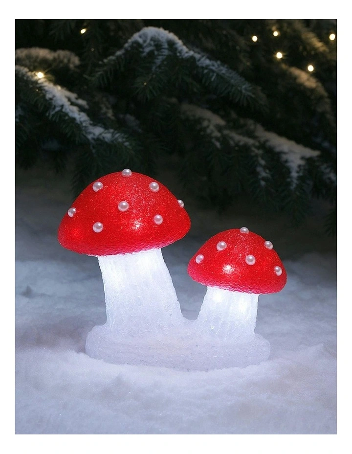 Acrylic Mushroom Light in Multi image 2