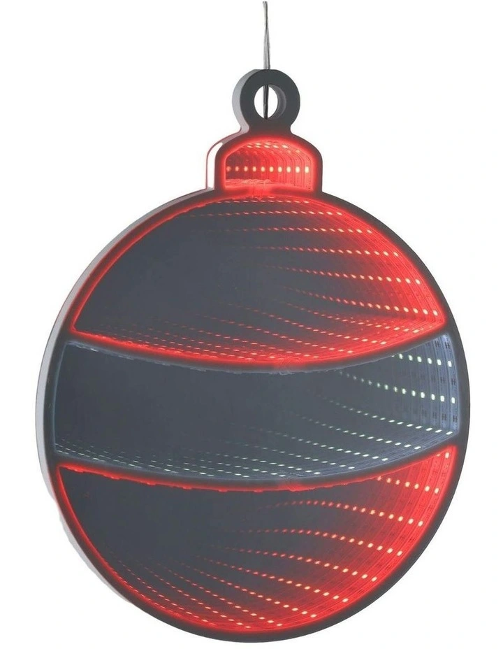 Infinity Hanging Christmas Bauble in Multi image 1