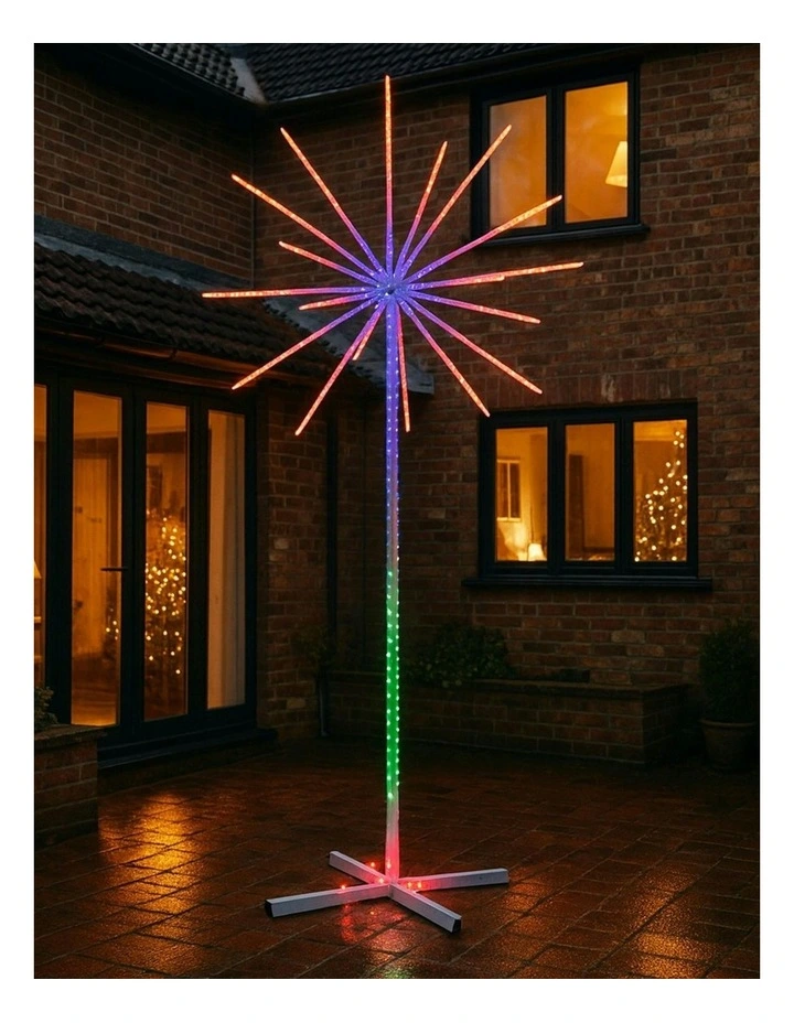 3D Fireworks Standing Light 3.5m in Multi image 3