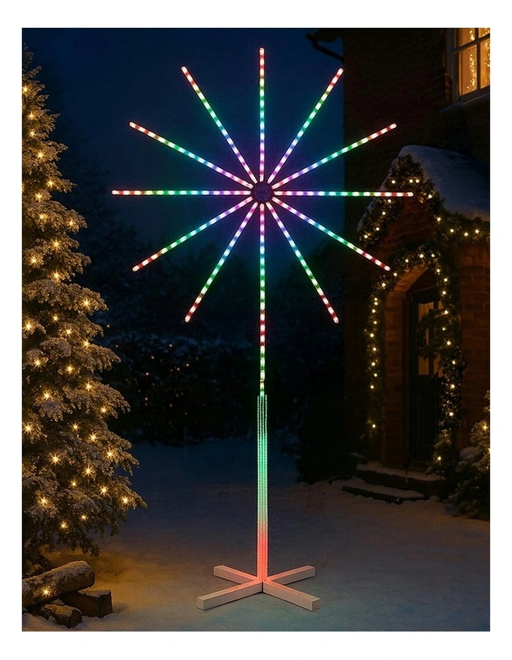 2D Fireworks Standing Light 2.5m in Multi image 1