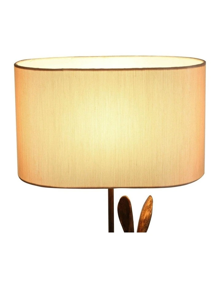 Rabbit Regal Table Lamp in Gold image 4
