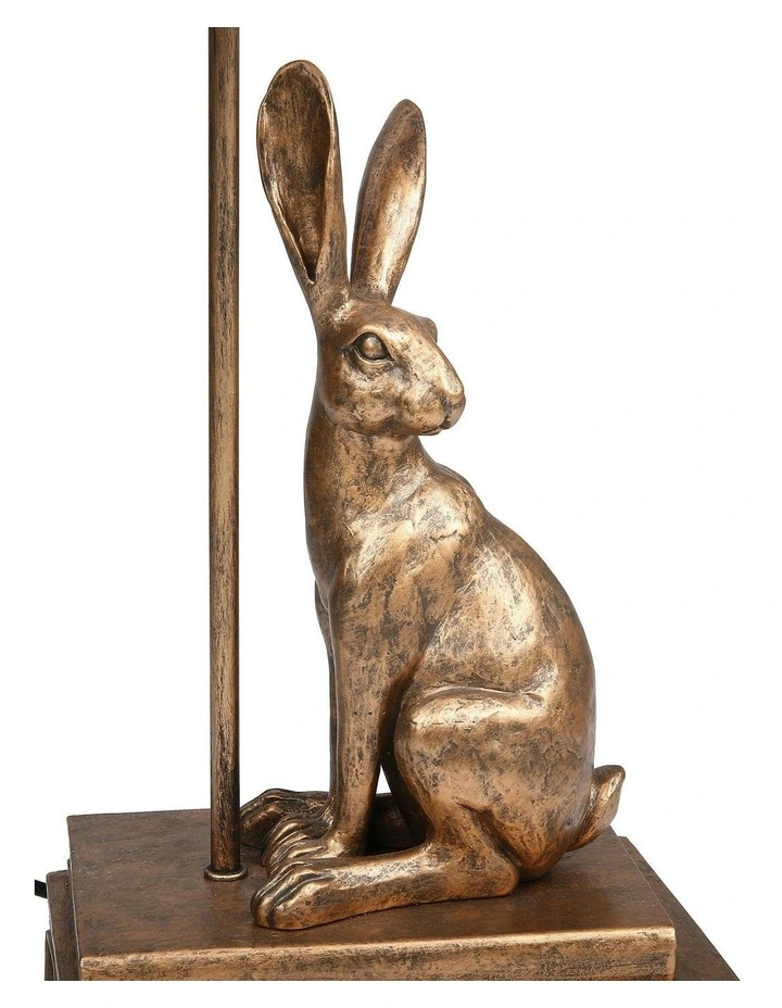 Rabbit Regal Table Lamp in Gold image 6