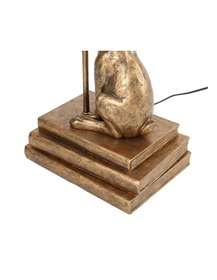 Rabbit Regal Table Lamp in Gold image 7