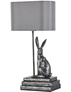 Rabbit Regal Table Lamp in Silver