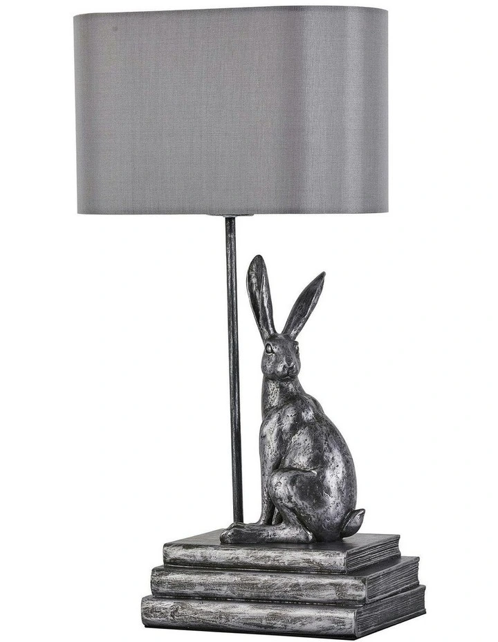 Rabbit Regal Table Lamp in Silver image 1