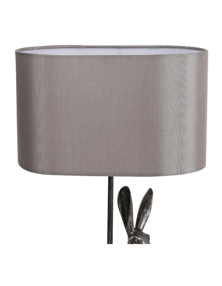Rabbit Regal Table Lamp in Silver image 3
