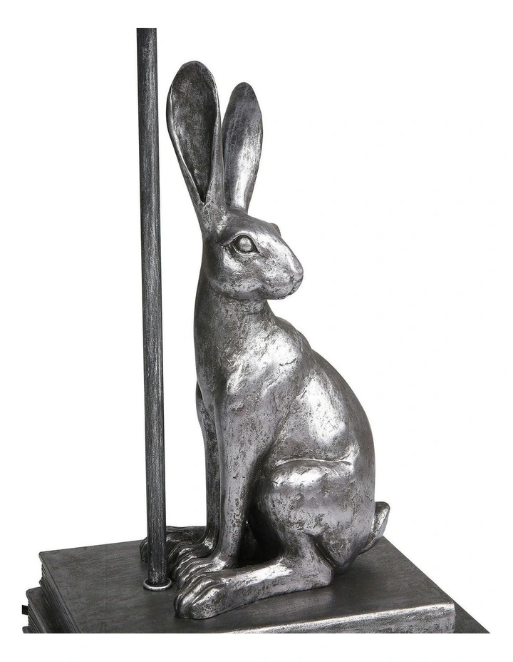 Rabbit Regal Table Lamp in Silver image 7