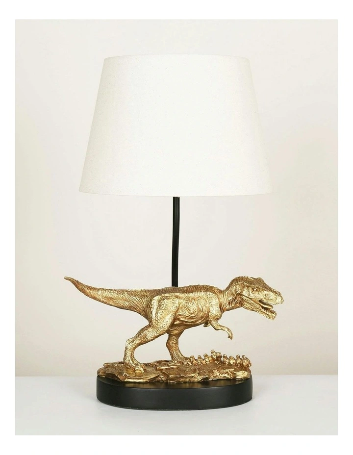 T-Rex Triumph Table Lamp in Gold image 2
