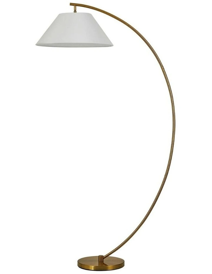 Remi Floor Lamp in Brass image 2