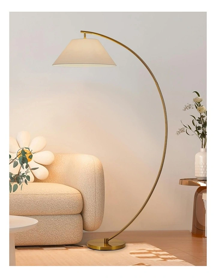 Remi Floor Lamp in Brass image 4