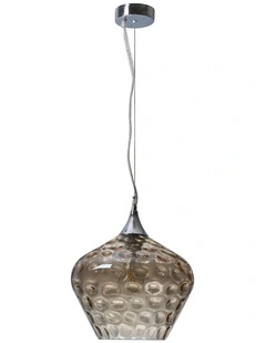 Zyla Glass Pendant Light in Amber