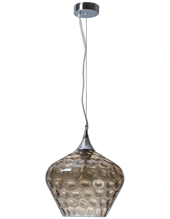 Zyla Glass Pendant Light in Amber image 1