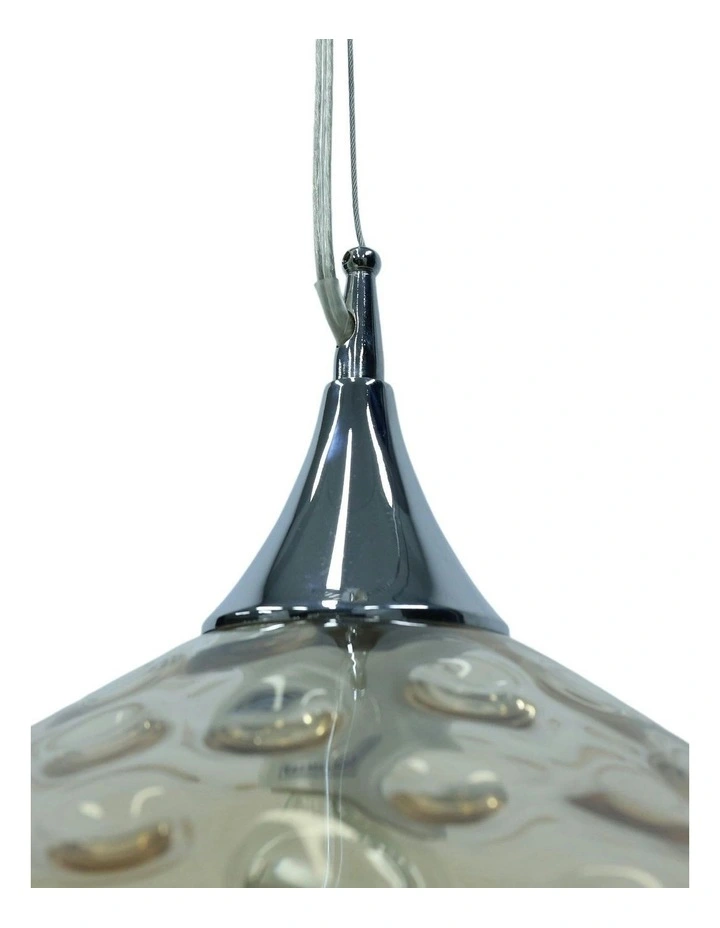 Zyla Glass Pendant Light in Amber image 4