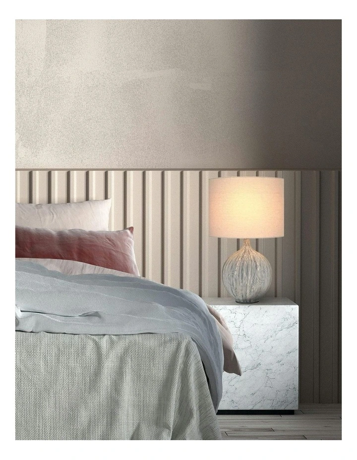 Zaya Ceramic Table Lamp in Blue image 2