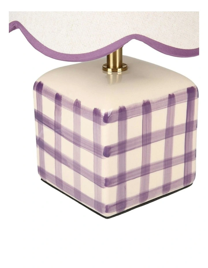 Romy Ceramic Table Lamp Set Of 2 in Purple image 6