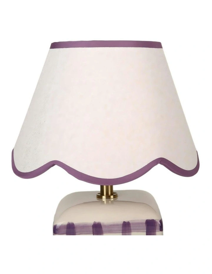 Romy Ceramic Table Lamp Set Of 2 in Purple image 7