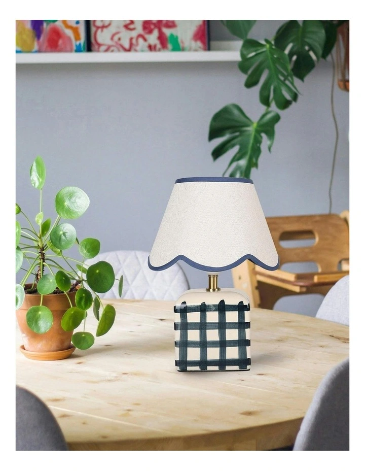 Romy Ceramic Table Lamp Set Of 2 in Blue image 3