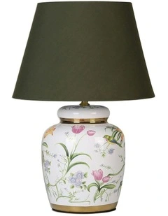 Circe Ceramic Table Lamp in Assorted