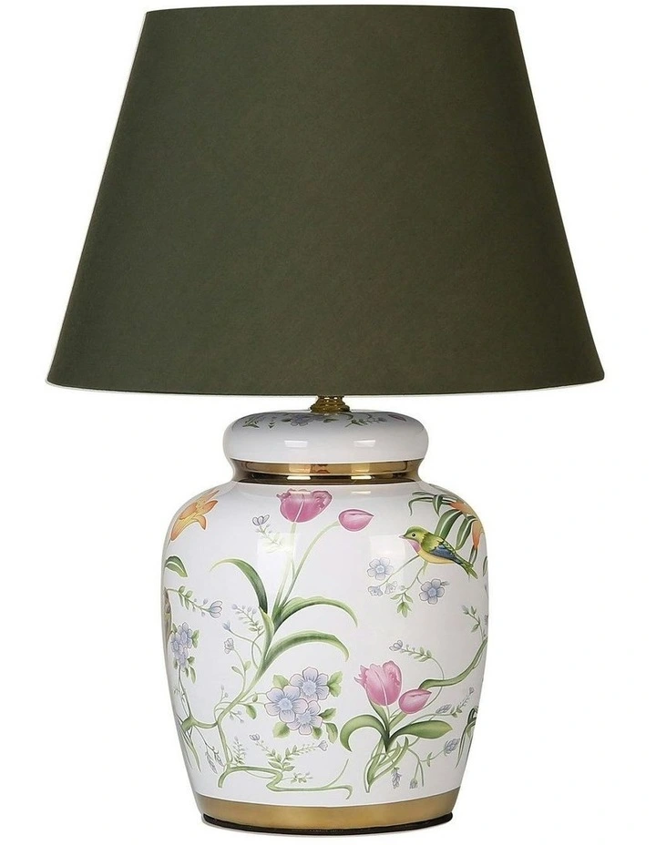 Circe Ceramic Table Lamp in Assorted image 1