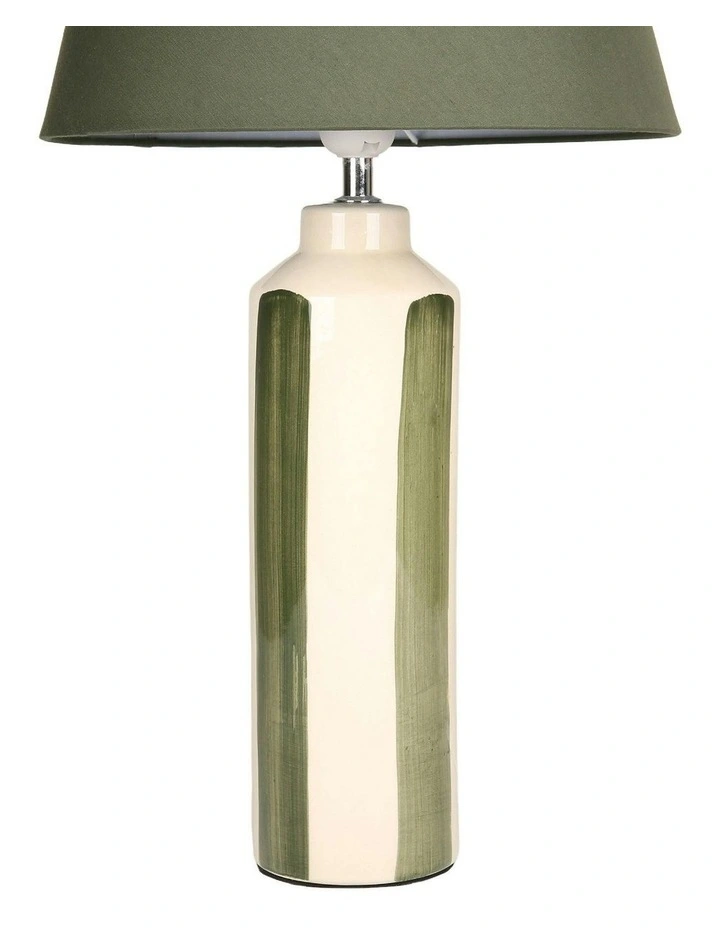 Asha Ceramic Table Lamp in Green image 5