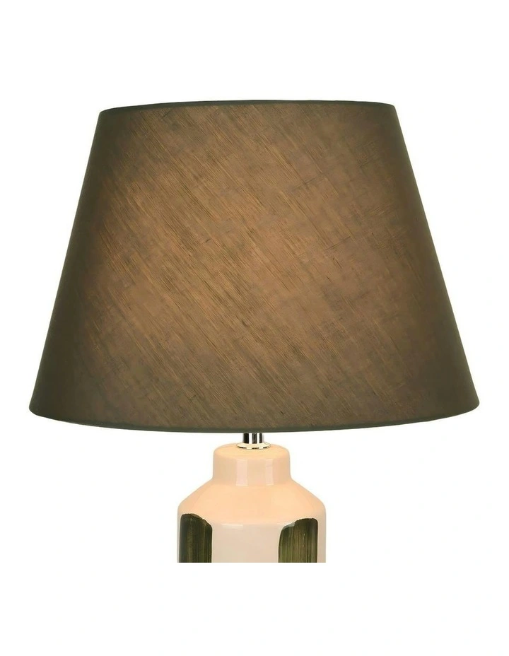 Asha Ceramic Table Lamp in Green image 7
