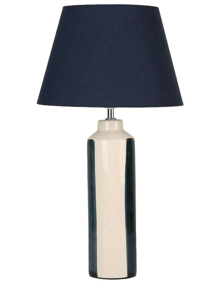 Asha Ceramic Table Lamp in Blue image 1