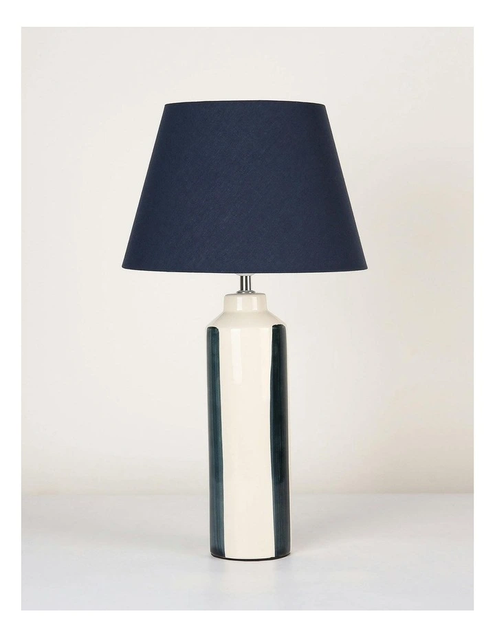 Asha Ceramic Table Lamp in Blue image 3