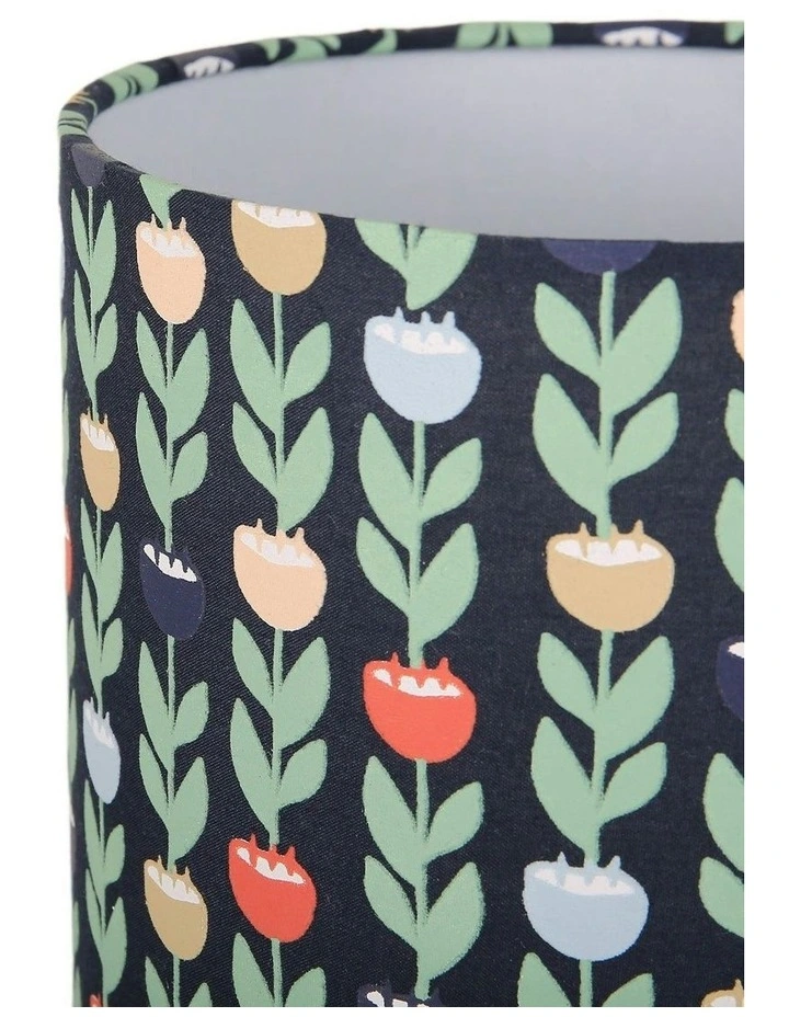 Cyra Ceramic Table Lamp in Blue image 6