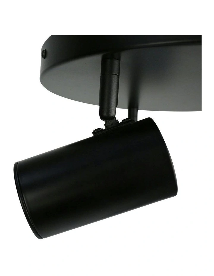 Brianna Round Spot with 3 Lights in Black image 6