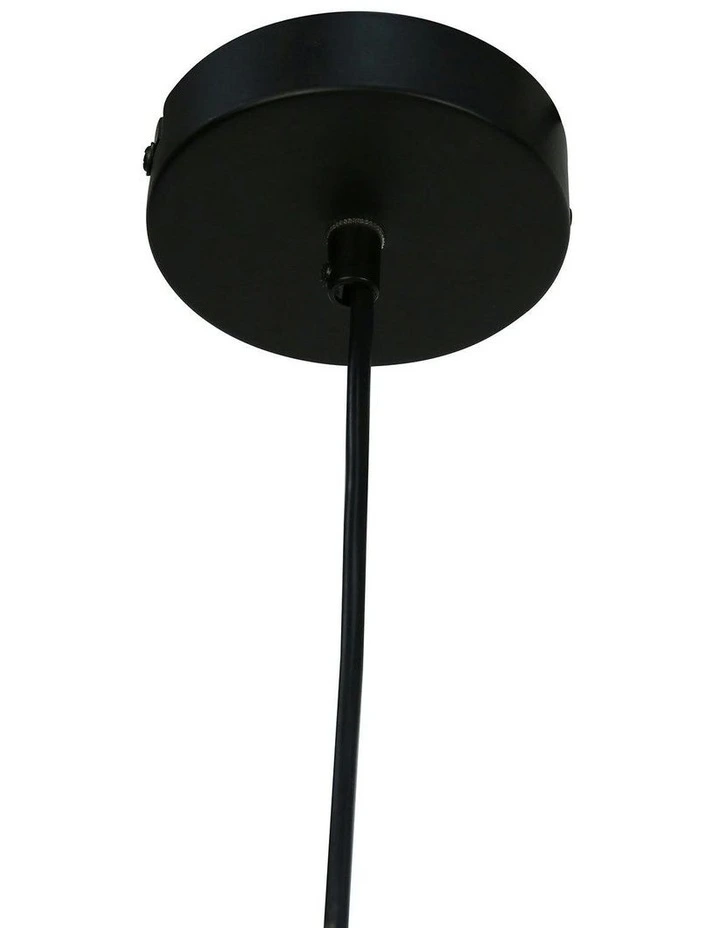 Colleen Adjustable 5 Pendant Spotlight in Black image 4