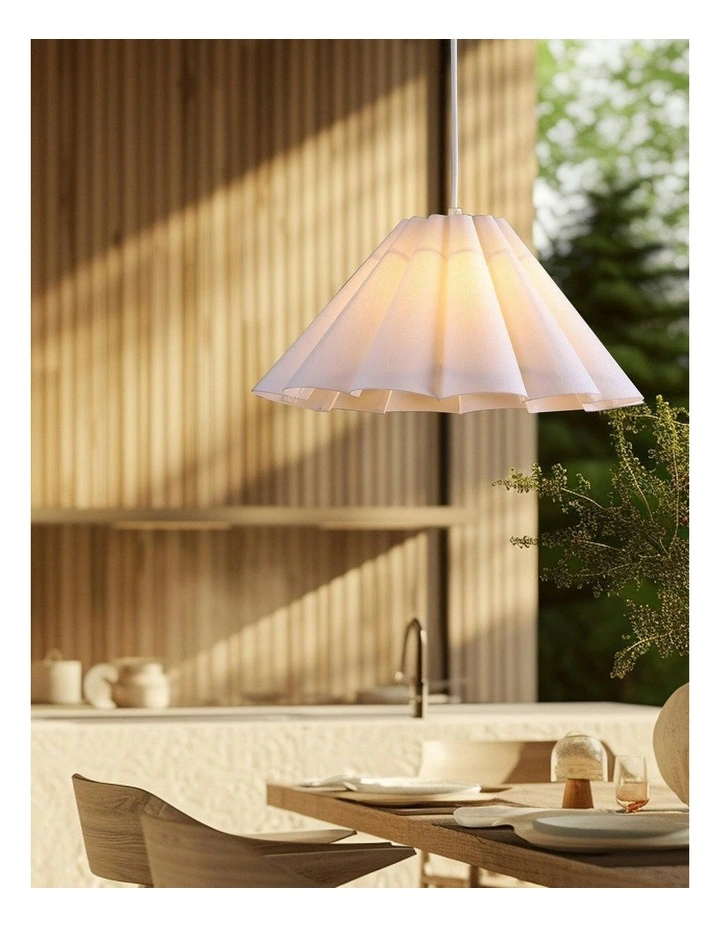 Eleanor Pendant Light in White image 3