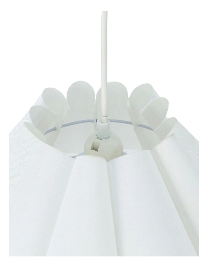 Eleanor Pendant Light in White image 4