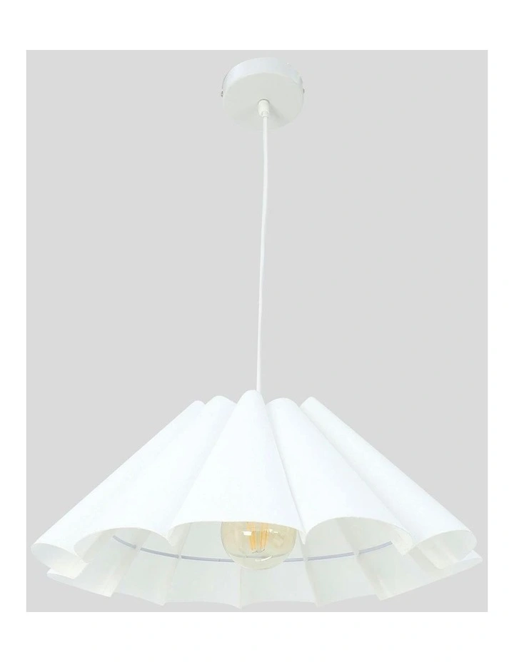 Eleanor Pendant Light in White image 7