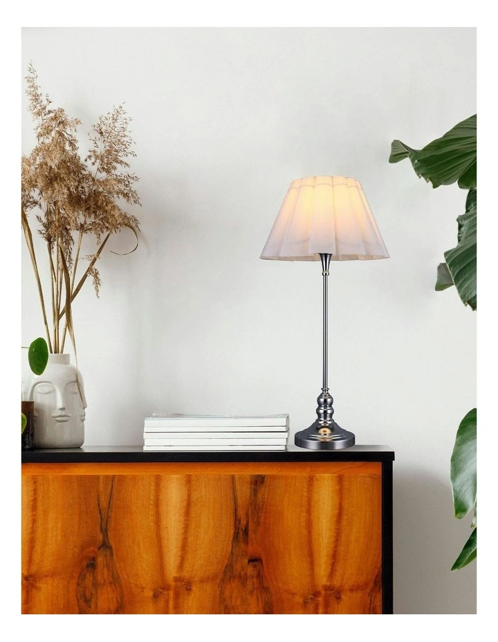 Giselle Table Lamp in Silver image 3