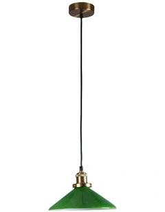 Gemma Glass Pendant Light in Green