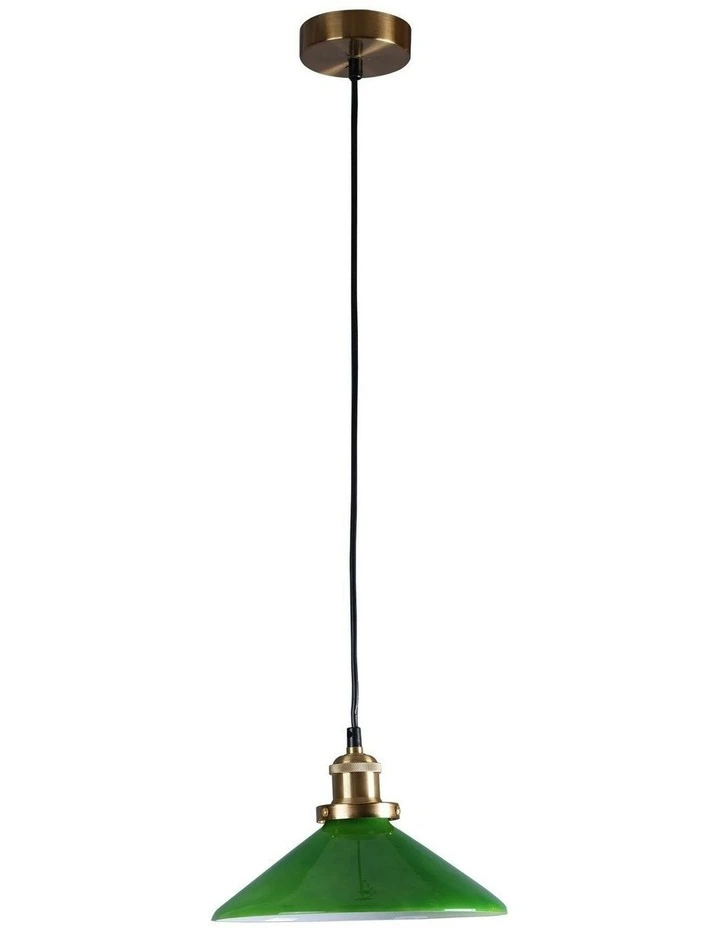 Gemma Glass Pendant Light in Green image 1