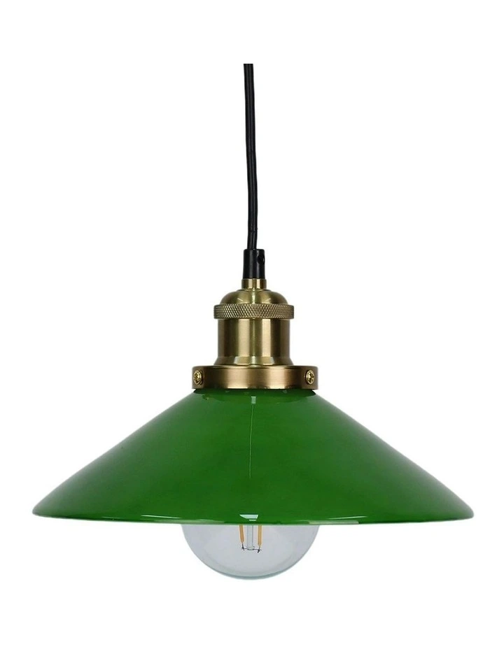 Gemma Glass Pendant Light in Green image 5