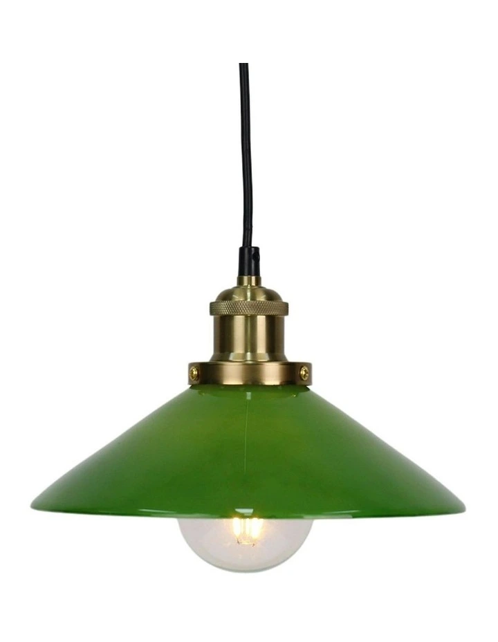 Gemma Glass Pendant Light in Green image 6