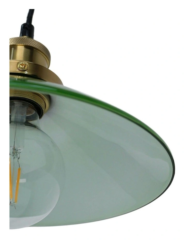 Gemma Glass Pendant Light in Green image 7