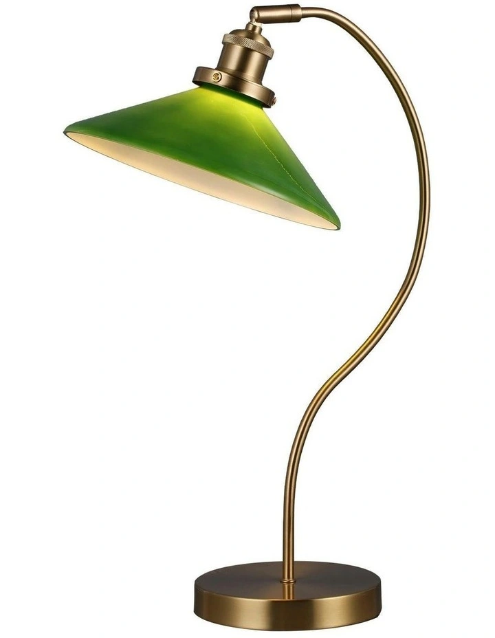 Gemma Glass Table Lamp in Green image 2