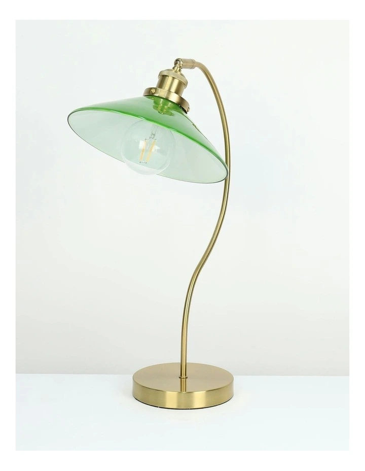 Gemma Glass Table Lamp in Green image 5