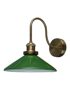 Gemma Glass Wall Light in Green