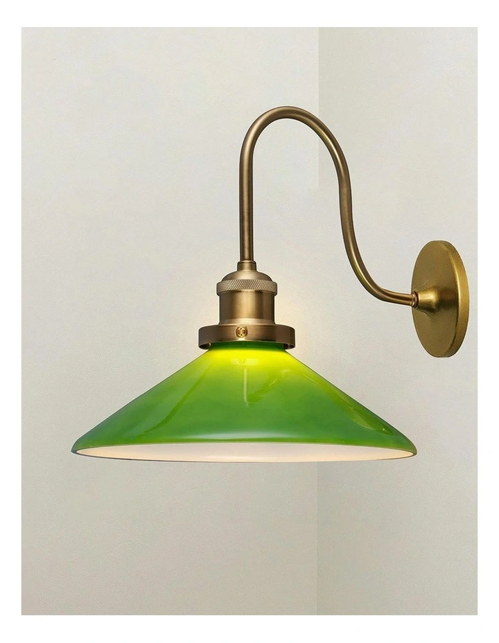 Gemma Glass Wall Light in Green image 3