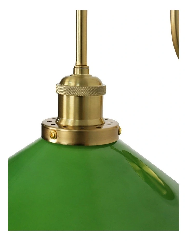 Gemma Glass Wall Light in Green image 5