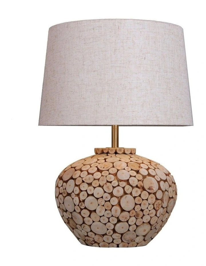 Hallie Table Lamp in Brown image 1
