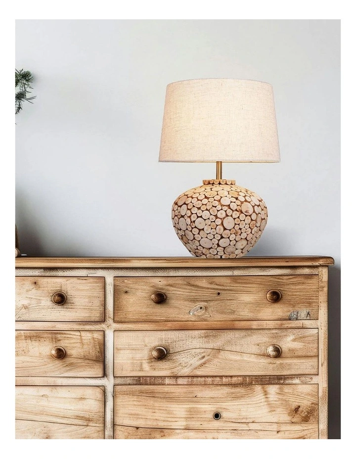 Hallie Table Lamp in Brown image 3